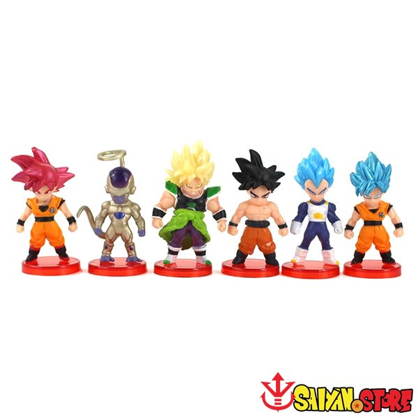 Dragon Ball Z Mini Figures Set 16PCS Super Saiyan 3 Dragon Ball Z Mini Figures